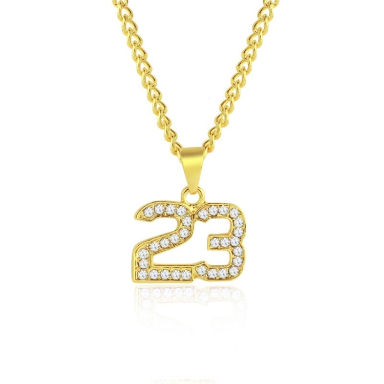 11010401501 NO.23 Exaggerated Hip Hop Style Necklace Collarbone Chains