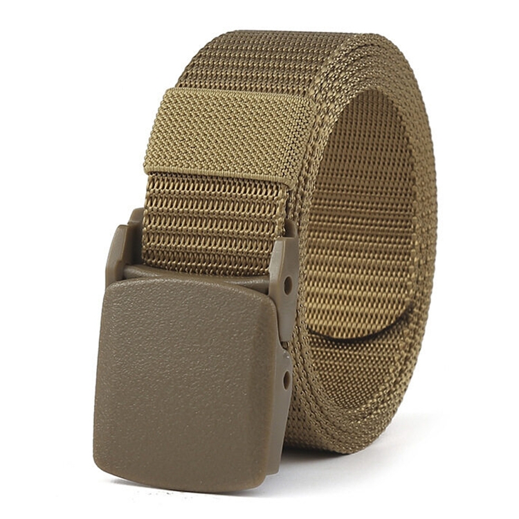 120cm Nylon Fashion Casual Men Belt (Khaki)
