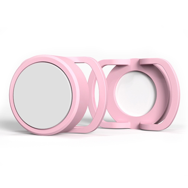 2 PCS  Anti-Lost Tracker Silicone Case for AirTag 2nd Gen / AirTag 1st Gen, Size:  24mm(Pink+White)