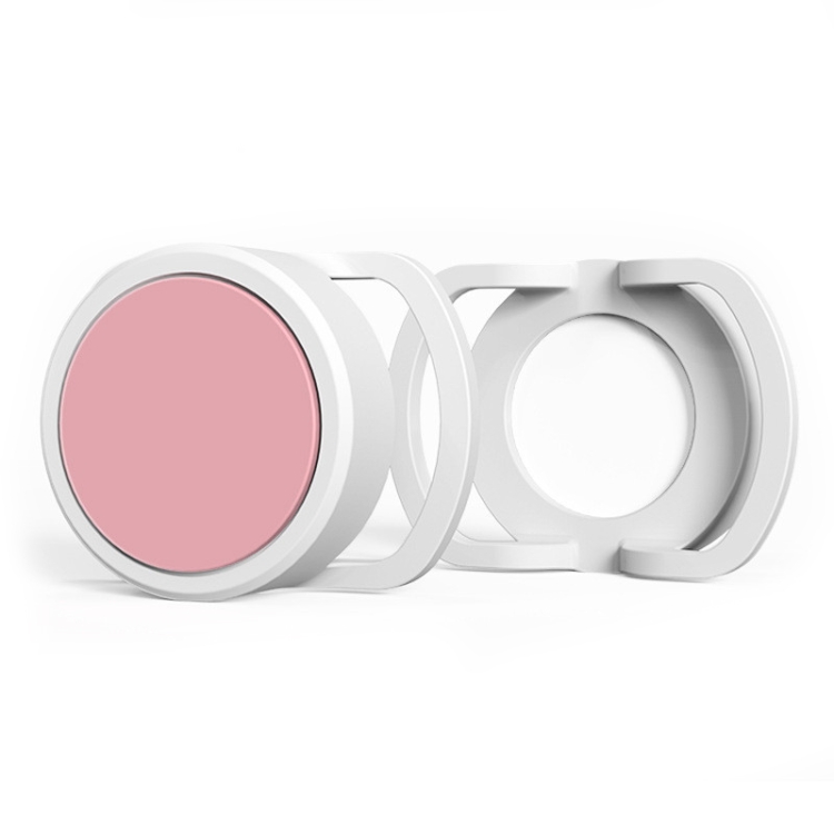 2 PCS  Anti-Lost Tracker Silicone Case for AirTag 2nd Gen / AirTag 1st Gen, Size:  24mm(White+Pink)
