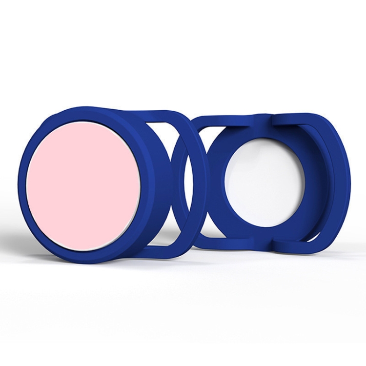 2 PCS  Anti-Lost Tracker Silicone Case for AirTag 2nd Gen / AirTag 1st Gen, Size:  30mm(Blue+Pink)