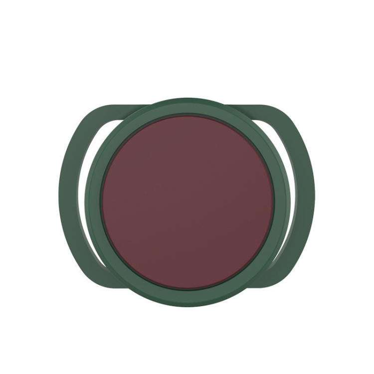 2 PCS  Anti-Lost Tracker Silicone Case for AirTag 2nd Gen / AirTag 1st Gen, Size:  30mm(Dark Green+Wine Red)