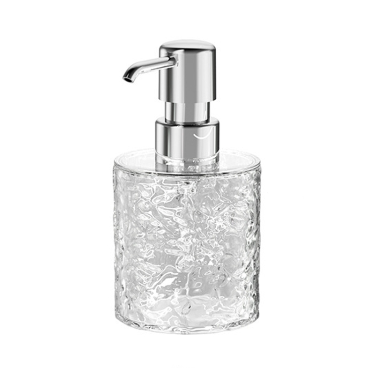 300ml Household Traveling Dispenser Shampoo Body Wash Lathering Bottles, Style: Transparent Round