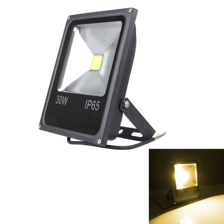 30W 2700LM IP65 Waterproof LED Floodlight Lamp, AC 85-265V (Warm White)