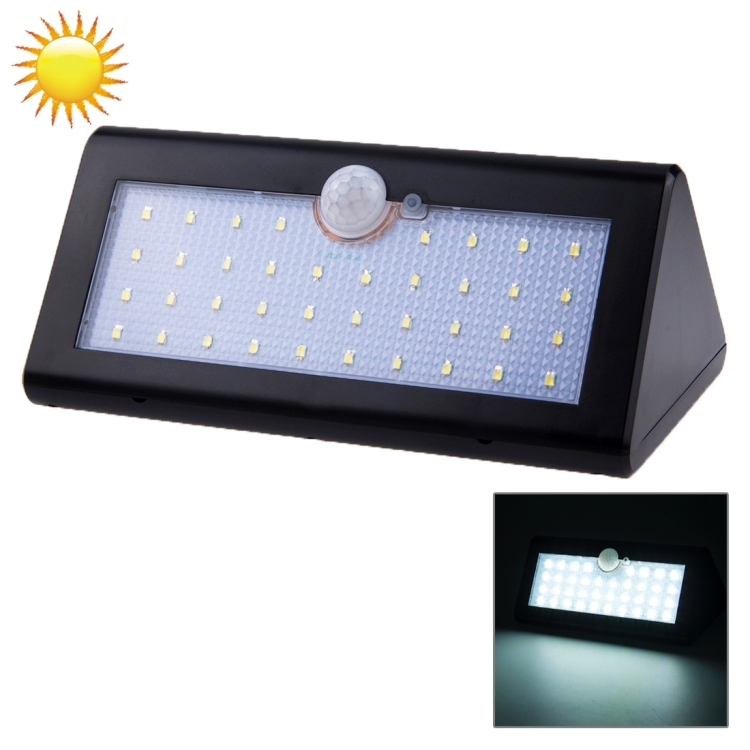 3.2V 4W 38 LED White Light Outdoor Solar Motion Sensor Light for Yard / Garden / Home / Driveway / Stairs / Outside Wall