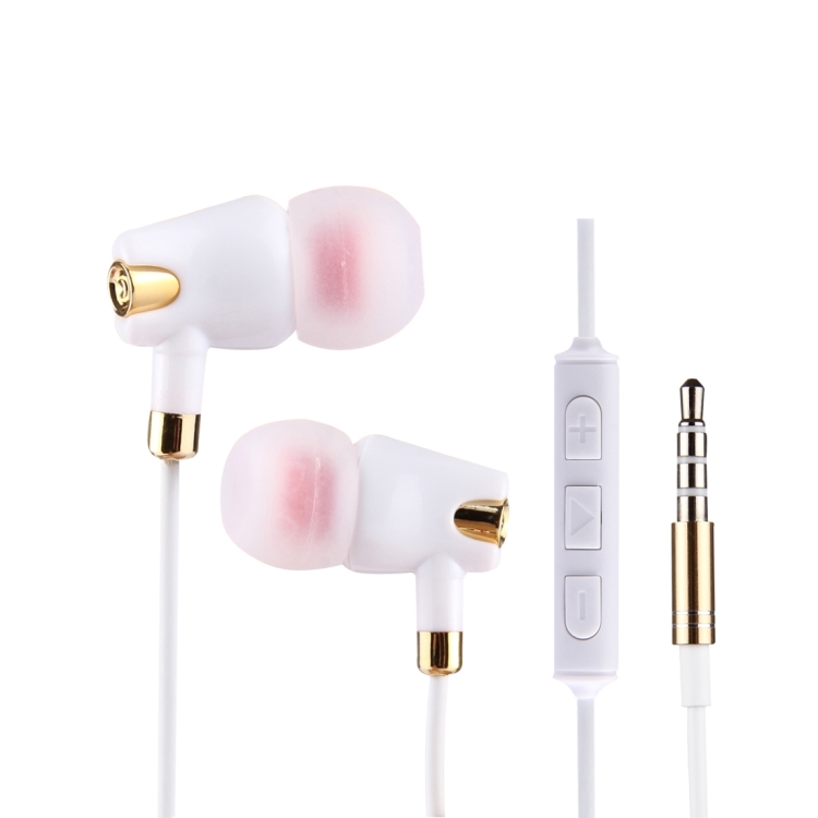 3.5mm In-Ear Earphone with Line Control & Mic for iPhone, Samsung, HTC, Sony and other Smartphones