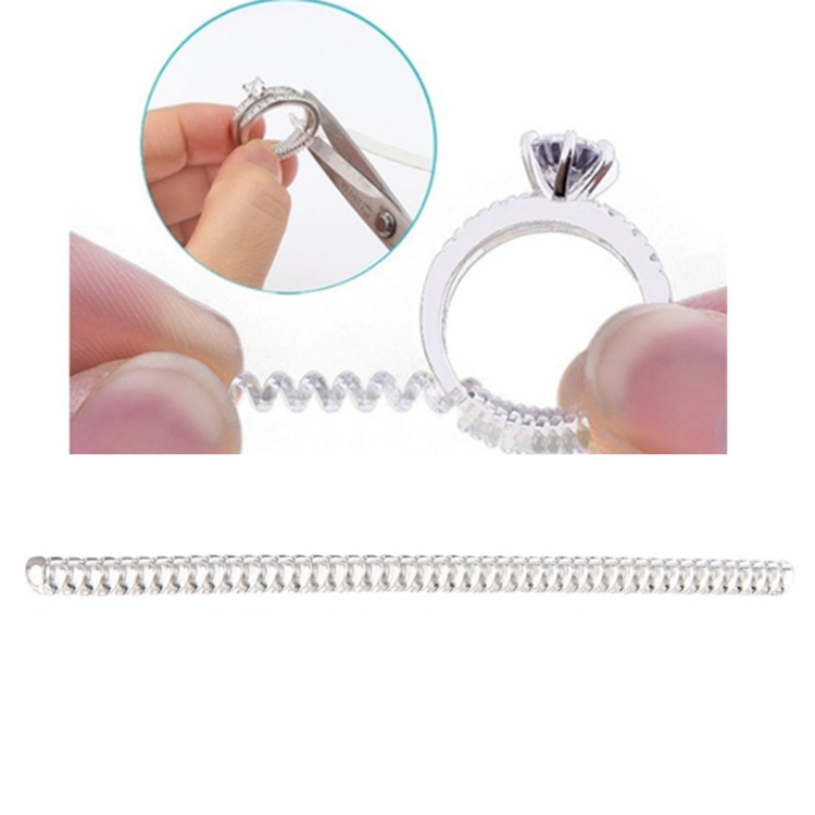 3mm 10cm Ring Size Tightener Reducer Resizing Tools Ring Spiral Adjuster for Female
