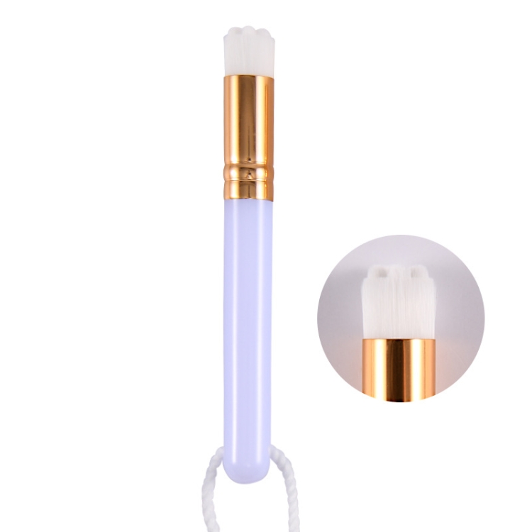 6 PCS Soft Hair Nasal Washing Brush To Remove Blackheads And Deep Cleansing Nose Pore Shrinkage Cleaning Brush( Flower Head Jade Gold)