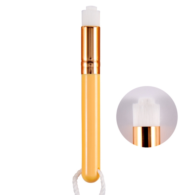 6 PCS Soft Hair Nasal Washing Brush To Remove Blackheads And Deep Cleansing Nose Pore Shrinkage Cleaning Brush(Protruding Head Gold)