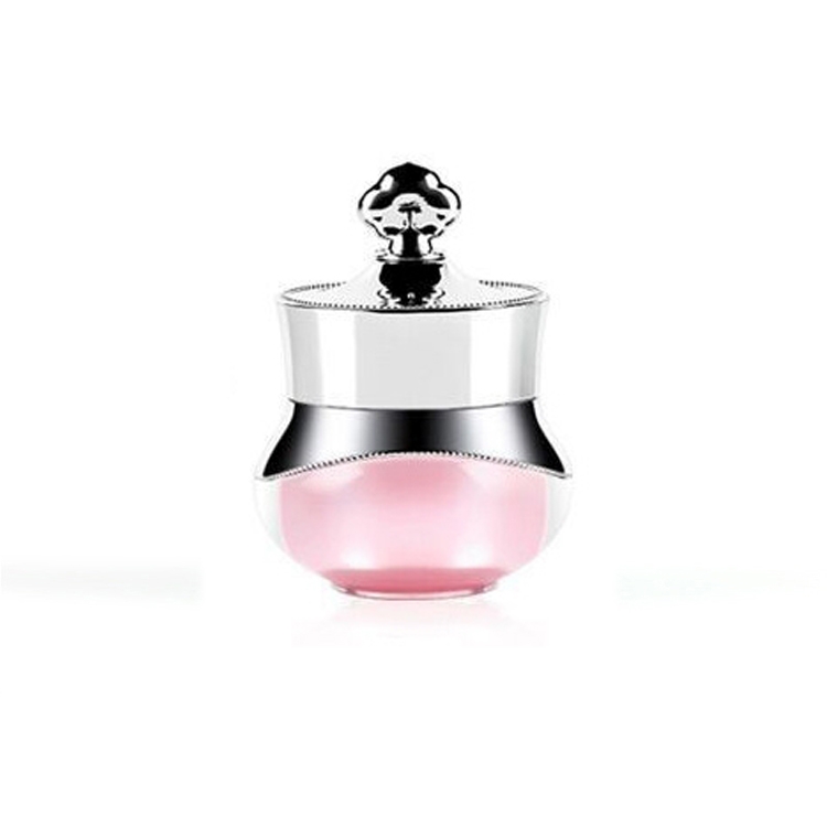 Acrylic Travel Containers with Hard Sealed Lids Suitable for Face Hand Body Cream, 5ml(Pink)