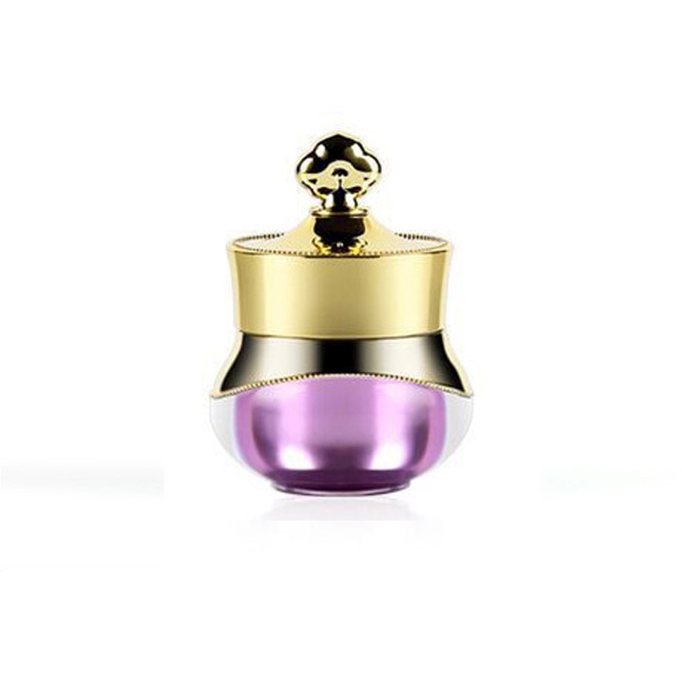 Acrylic Travel Containers with Hard Sealed Lids Suitable for Face Hand Body Cream, 5ml(Purple)