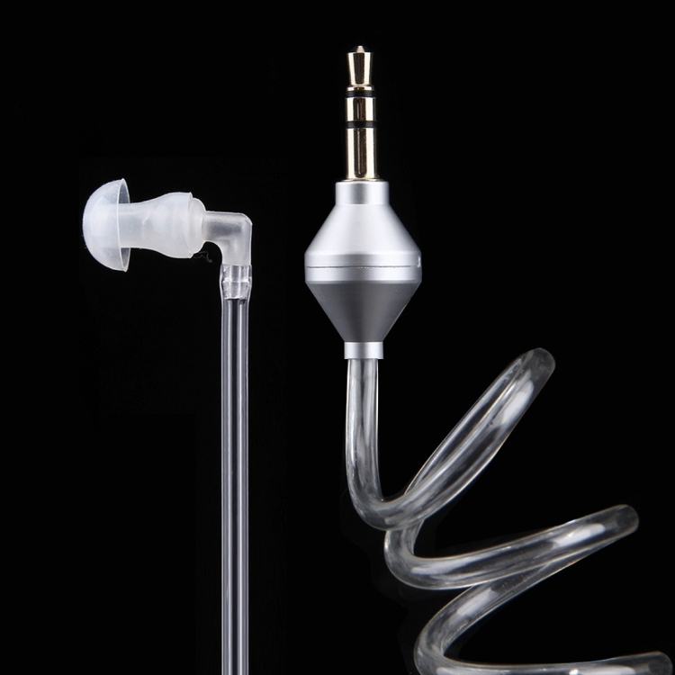 Air Spiral Duct Anti-radiation In-Ear Single Ear Earphone for Huawei, Samsung, HTC, Sony, Apple and Other Audio Devices with 3.5mm Earphone Port