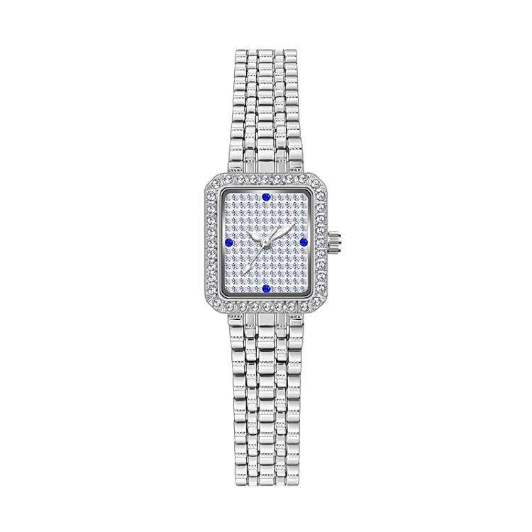 BS Bee Sister FA1597 Ladies Alloy Watch Diamond Watch(Silver)