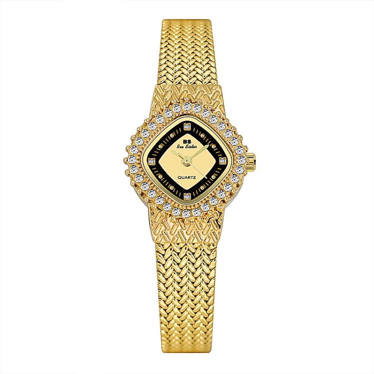 BS Bee Sister FA1659 Chain Watch Wheat Ear Watch Simple Temperament Ladies Watch(Gold)