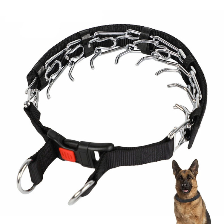 Cloth Tape Paste Detachable Training Stimulation Dog Collar, Size: M 2.5mm x 35cm(Ordinary)