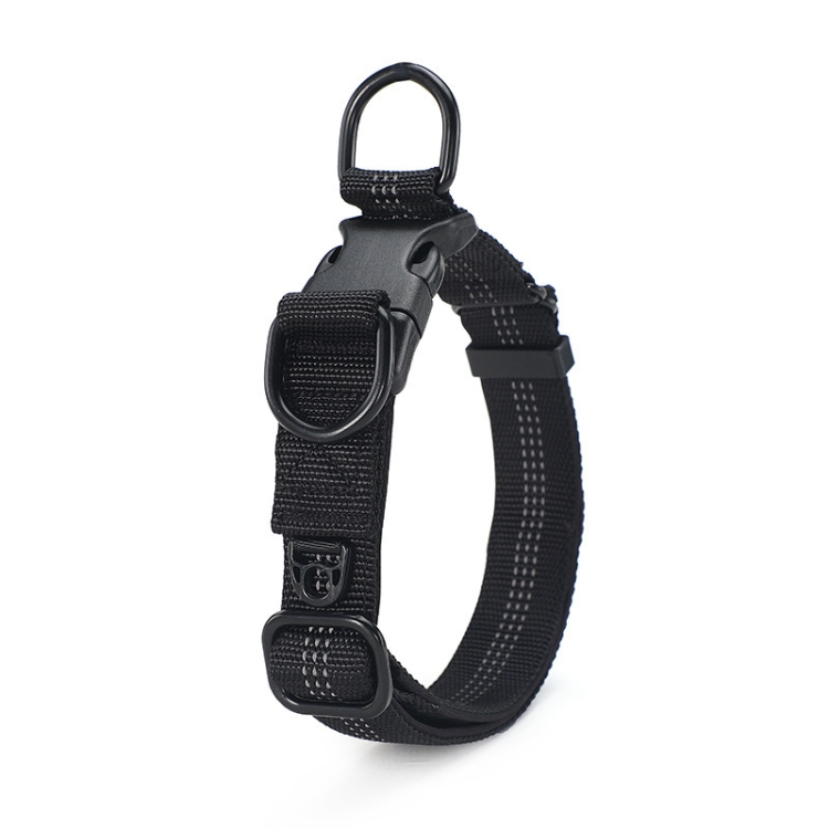 CW1100 Telescopic Dog Collar, Specification: XL 35-55cm(Black)