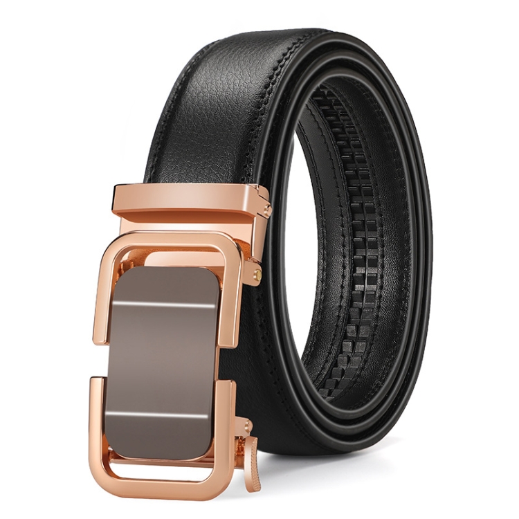 Dandali 120cm Mens Alloy Automatic Buckle Leash Business Casual Belt, Style: Model 18