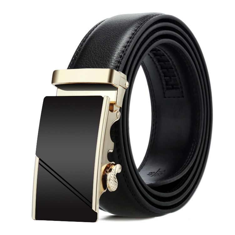 Dandali Casual Men Automatic Buckle Belt Business Soft Leather Pants Band, Length (cm): 125cm(ZD-29)