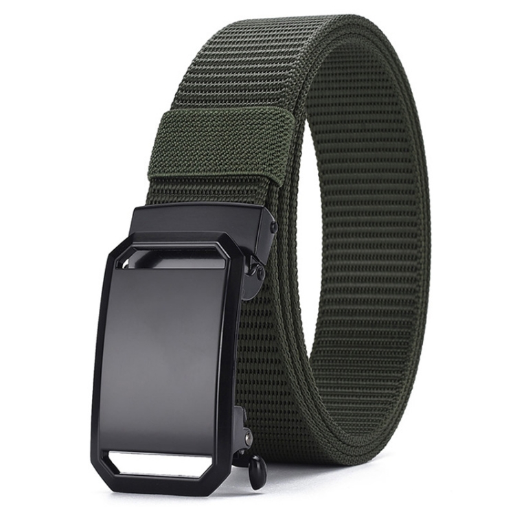 Dandali Mens Imitation Nylon Cloth Belt Outdoor Sports Multifunctional Belt(Green)