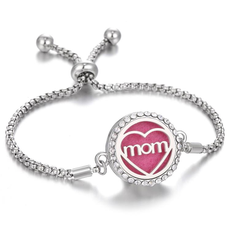 Diamond Hollow Bracelet Removable Perfume Diffuser Bracelet, Color: 22