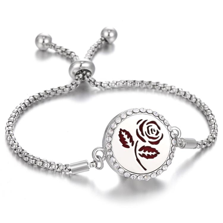 Diamond Hollow Bracelet Removable Perfume Diffuser Bracelet, Color: 3