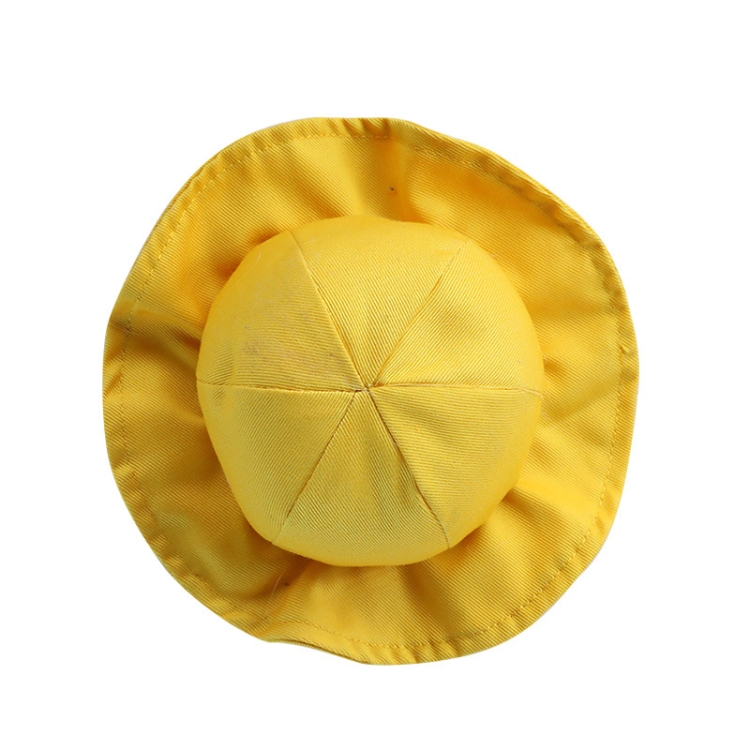 Dog Hat Summer Cool Photo Decoration Pet Cat Sun Hat, Size: S(Yellow)