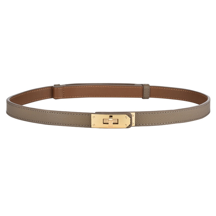 Dress Waist Belt Accessories Women Waist-Closing No-Hole Belt(Elephant Gray)