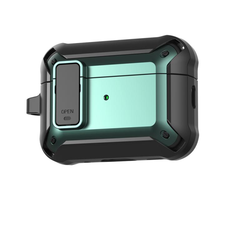 For AirPods Pro 3 Bumblebee Bluetooth Earphone Silicone Protective Cover(Black Green)