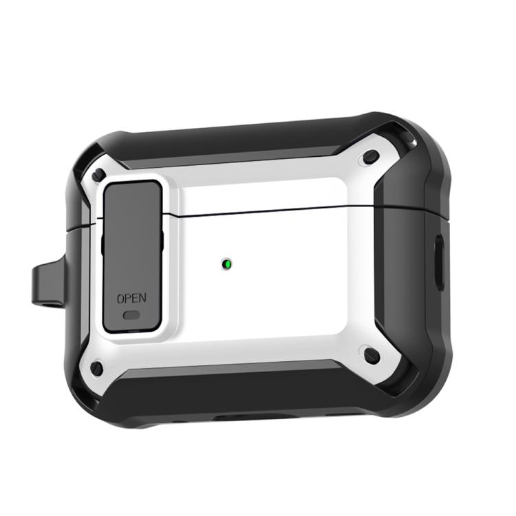 For AirPods Pro 3 Bumblebee Bluetooth Earphone Silicone Protective Cover(Black White)