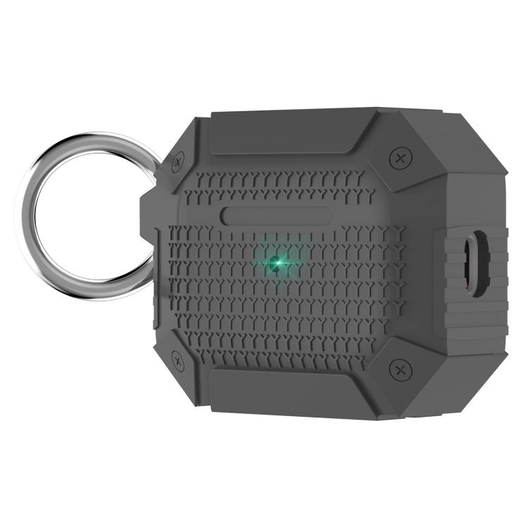 For AirPods Pro 3 Wireless Earphones Shockproof Armor Protective Case(Grey)