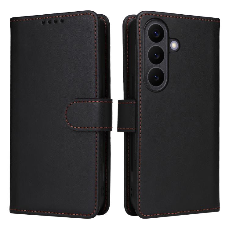 For Galaxy S26 5G BETOPNICE BN-005 2 in 1 Detachable Imitate Genuine Leather Phone Case(Black)