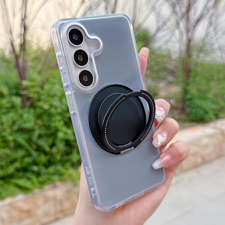 For Galaxy S26 5G Color Magnetic Ring Holder Phone Case(Grey)