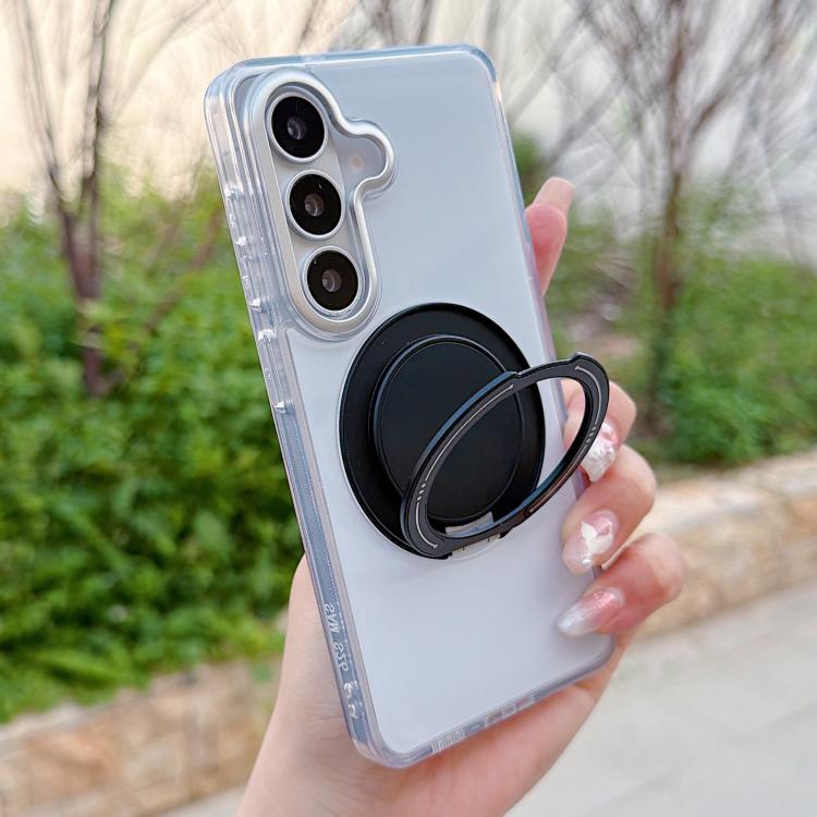 For Galaxy S26 5G Color Magnetic Ring Holder Phone Case(White)