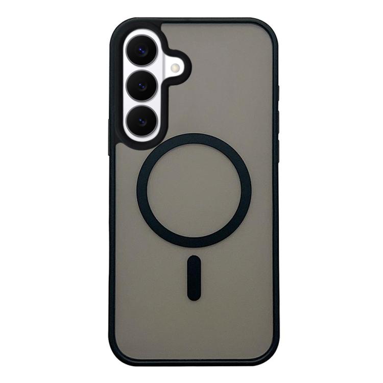 For Galaxy S26 5G Frosted Skin Feel MagSafe Phone Case(Black)