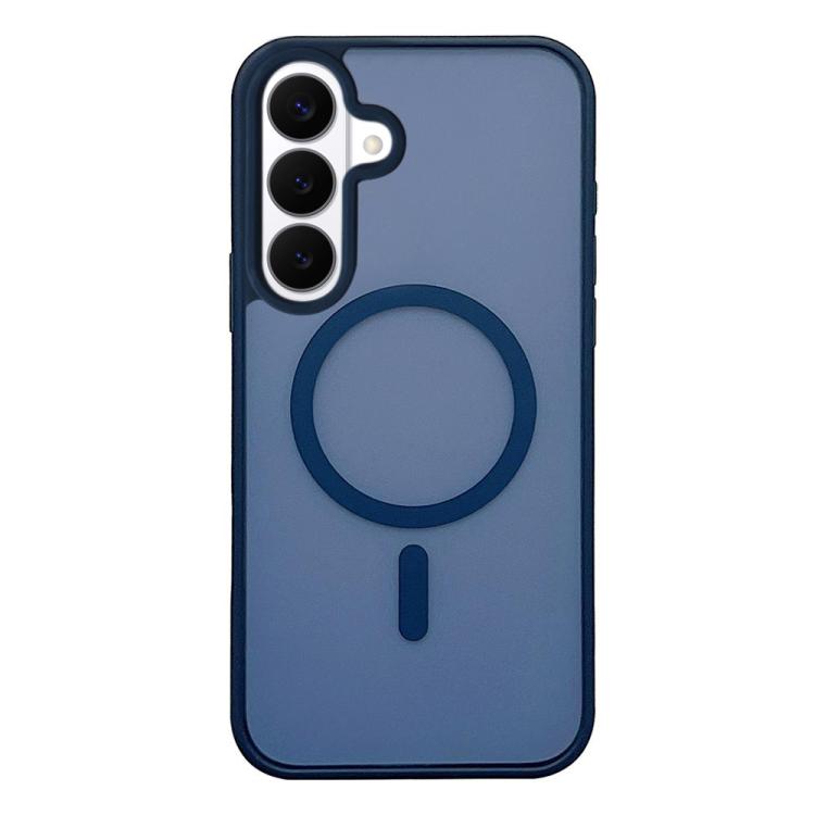 For Galaxy S26 5G Frosted Skin Feel MagSafe Phone Case(Dark Blue)
