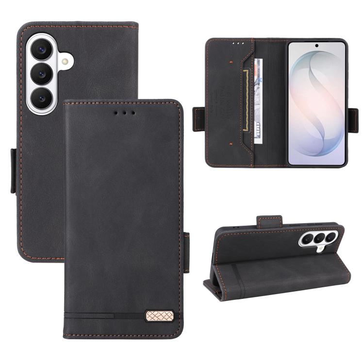 For Galaxy S26 5G Magnetic Clasp Leather Phone Case(Black)