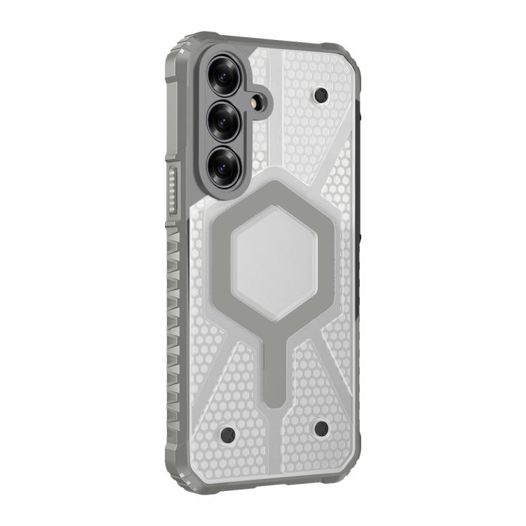 For Galaxy S26 5G Overcome Gen 4th UAD Series PC TPU Magnetic Phone Case(Grey)