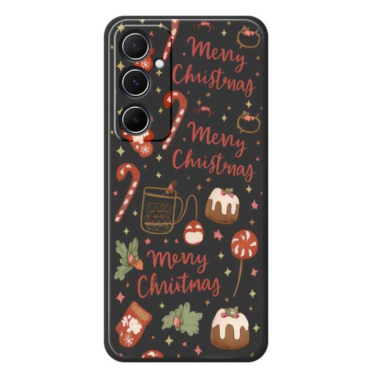 For iPhone 16 B Series Minimalist TPU Creative Painted Phone Case(Black A0997)