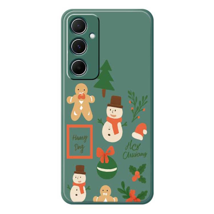 For iPhone 16 B Series Minimalist TPU Creative Painted Phone Case(Green A0996)