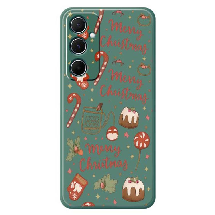 For iPhone 16 B Series Minimalist TPU Creative Painted Phone Case(Green A0997)