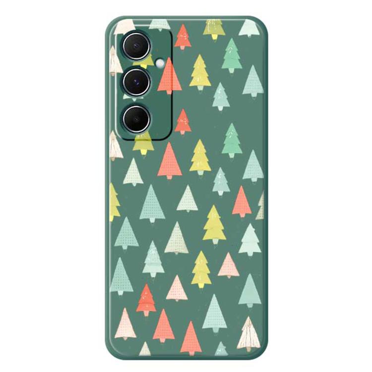 For iPhone 16 B Series Minimalist TPU Creative Painted Phone Case(Green A0998)