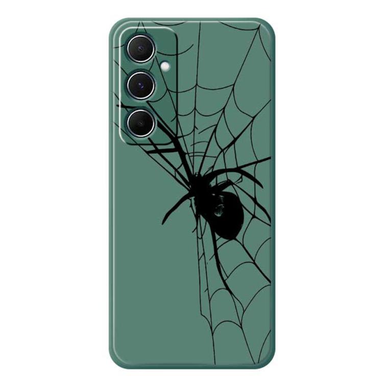 For iPhone 16 B Series Minimalist TPU Creative Painted Phone Case(Green A1001)