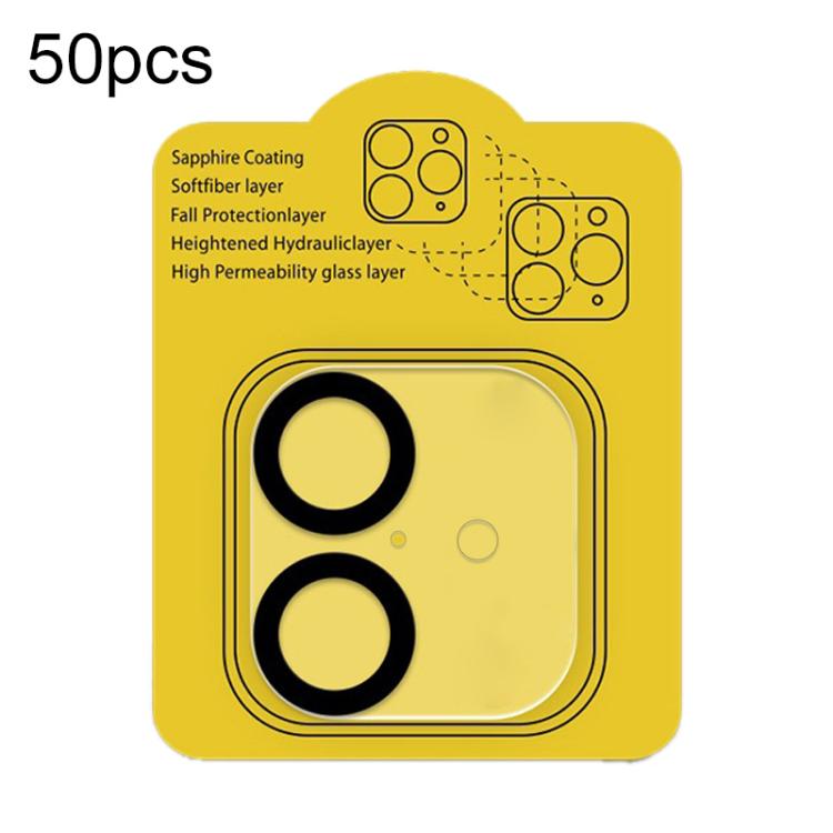 For iPhone 17 / 16 / 16 Plus 50pcs Tempered Glass Back Camera Film