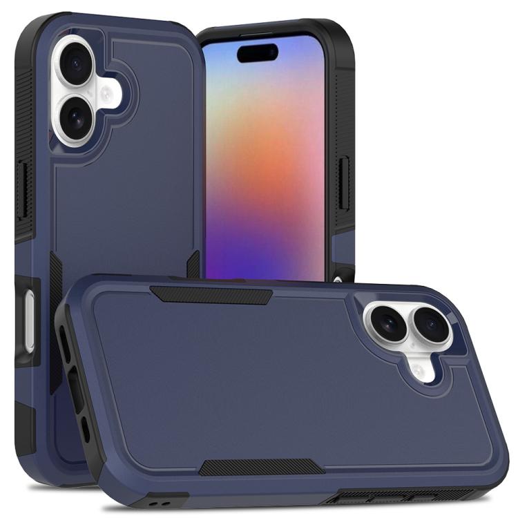 For iPhone 17 2 in 1 PC + TPU Phone Case(Dark Blue)