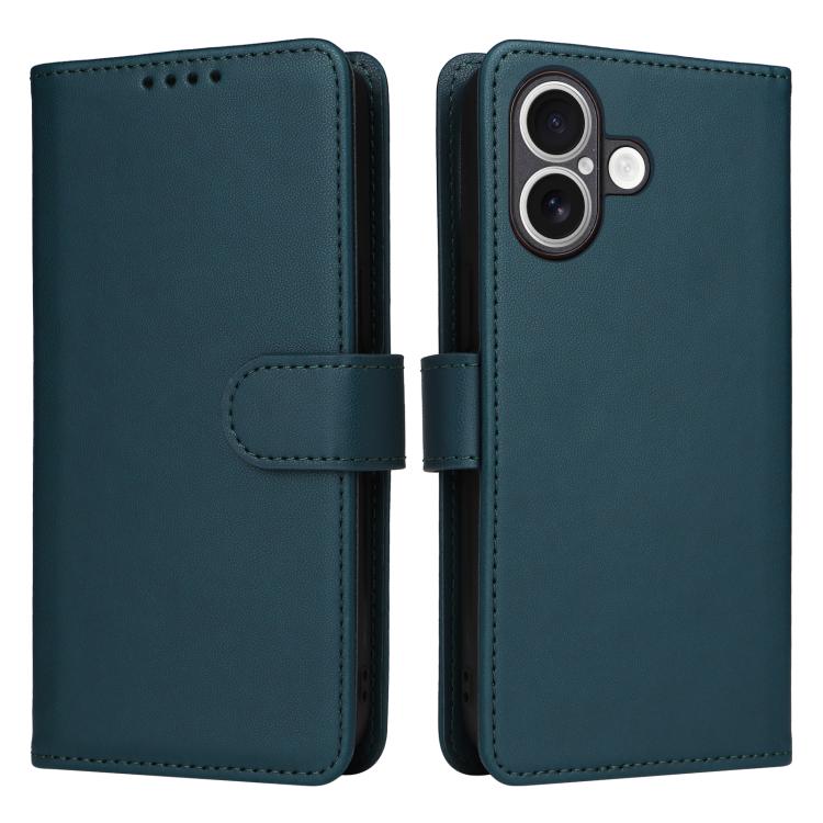 For iPhone 17 BETOPNICE BN-005 2 in 1 Detachable Imitate Genuine Leather Phone Case(Blue)