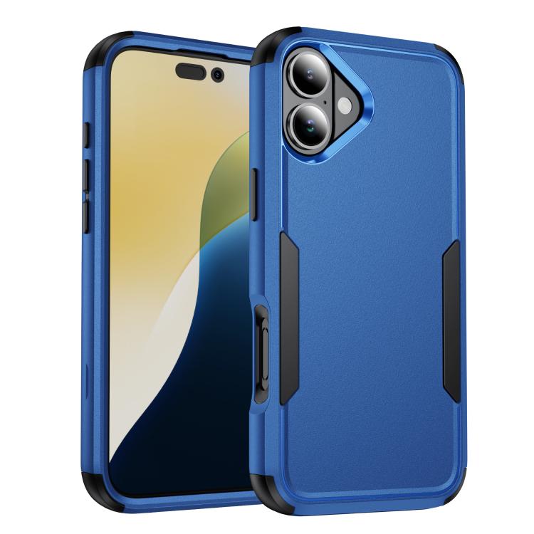 For iPhone 17 Commuter Shockproof TPU + PC Phone Case(Royal Blue+Black)