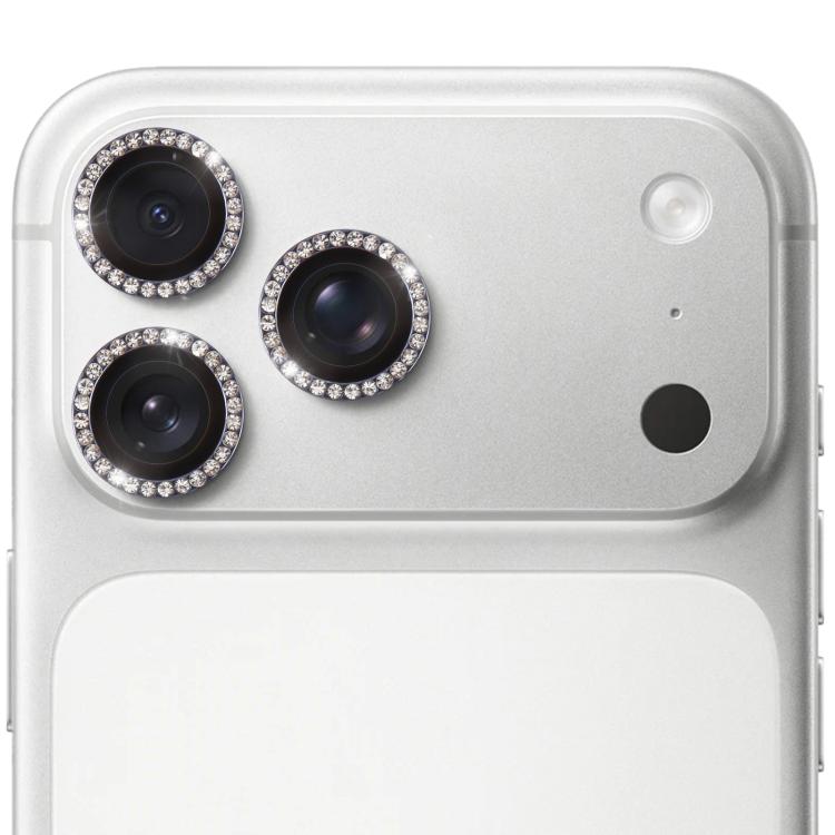 For iPhone 17 Pro 9H Point Drill Camera Lens Protector Ring(Dark Blue)