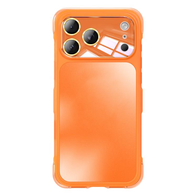 For iPhone 17 Pro AG Airbag Shockproof Protective Phone Case(Orange)