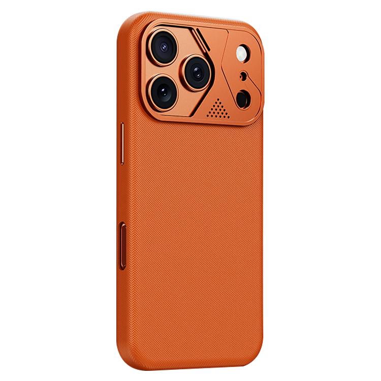 For iPhone 17 Pro Alluring Eyes Series Full Coverage Shockproof TPU Phone Case(Orange)
