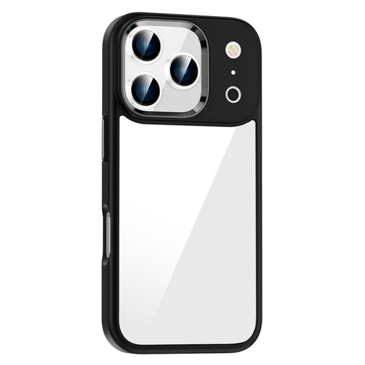 For iPhone 17 Pro Anti-fingerprint Highly Transparent PC Phone Case(Black)